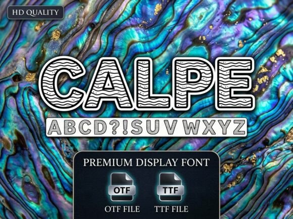 Calpe: A Bold Display Typeface for High-Impact Design