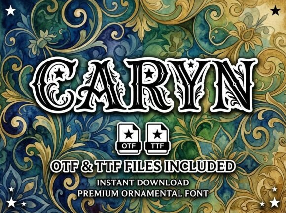 Caryn: A Bold Typeface for Headlines That Demand Attention