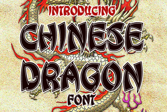 Chinese Dragon Font: Bold Typography Inspired by Tradition