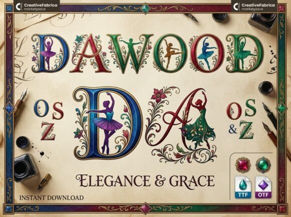 Dawood: Capturing the Fluid Movement of the Stage in Typography