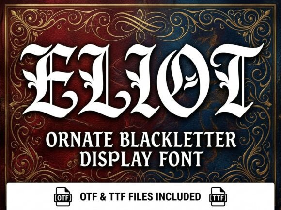Eliot: The All-Caps Display Font for When Ordinary Won't Do