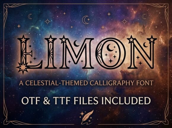 Limon: Celestial Typography for Modern Design
