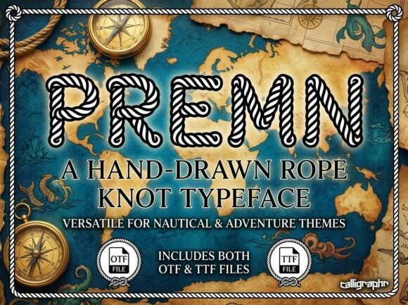 Premn: A Deep Dive into the Rugged, Nautical Typeface for Adventure Branding