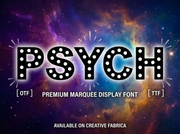 Psych: A Strategic Approach to Show-Stopping Display Typography