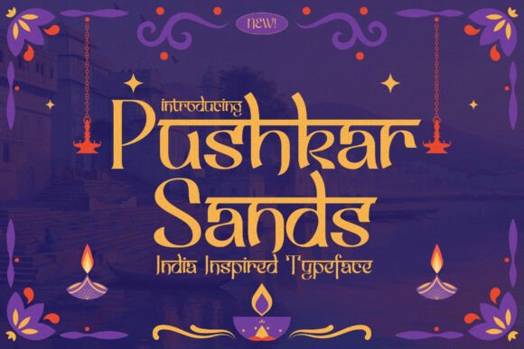 Pushkar Sands: Capturing Rajasthan's Spirit in Modern Typography