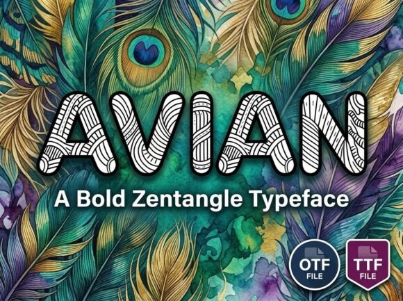Soar to New Creative Heights with the Avian Typeface
