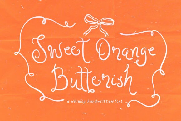 Sweet Orange: The Whimsical Handwritten Font for Modern Creatives