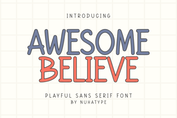 The Understated Elegance of Awesome Believe: A Font for Authentic Creation