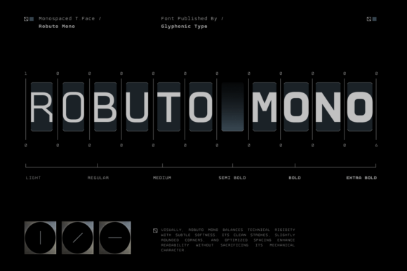 Understanding Robuto Mono: The Modern Typeface Bridging Code and Design