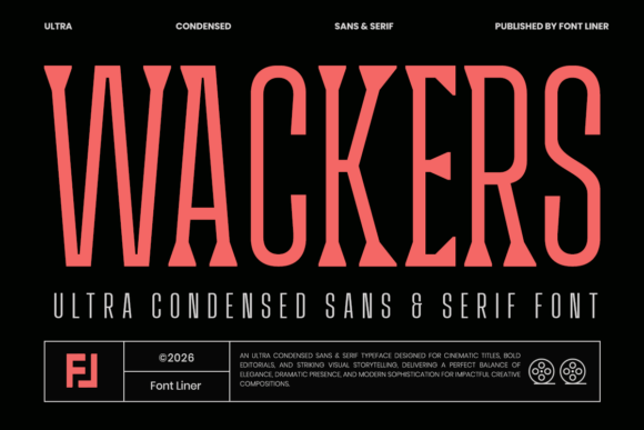 Wackers: The Ultra-Condensed Font Duo for Maximum Impact